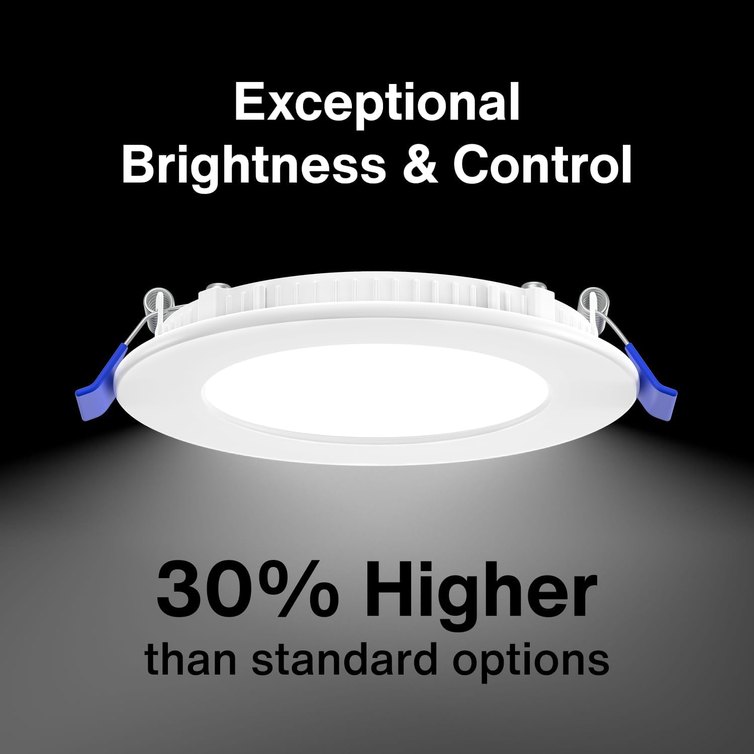 Israeli Technology Smart Recessed Lighting 4 Inch 1 Pack Without Smart Dimmer Switch